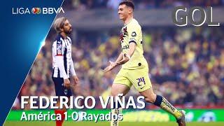 Gol de F. Viñas | América 1 - 0 Monterrey | Apertura 2019 Gran Final VUELTA  | LIGA BBVA MX