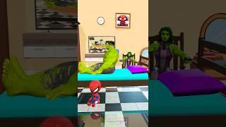 Spidey turns on the TV While Hulk is Sleeping | Marvel Animation