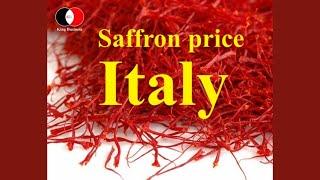 The price of Iranian saffron in Italy