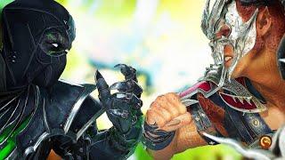 MK1 Noob Saibot vs Shao Kahn Intros | Mortal Kombat 1: Khaos Reigns DLC