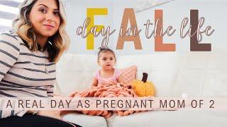 PREGNANT MOM OF 2 FALL DAY IN THE LIFE | DECORATING FOR HALLOWEEN | HUGE LIFE UPDATES | SAHM LIFE