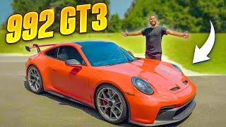 BRAND NEW PORSCHE 992 GT3 REVIEW! *LOUD EXHAUST* | Dave Drives