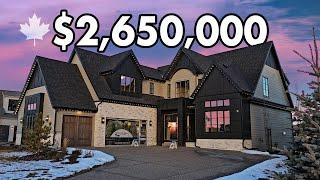 Luxury Home Tour | 2.65M in Bearspaw ALBERTA