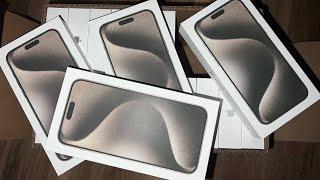 Unboxing iPhones