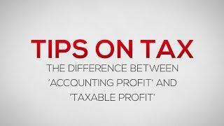 The difference between Accounting Profit and Taxable Profit