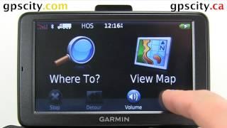 The Main Menu Settings on the Garmin Dezl 560 with GPSCity