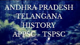 Telangana History for TSPSC - Bird's Eye View from Earliest times to 1956 || Andhra History