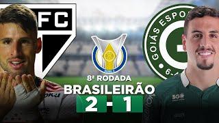 SÃO PAULO 2 x 1 GOIÁS Brasileirão Série A 2023 8ª Rodada | Narração