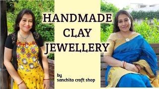 Handmade Clay Jewellery / Terracotta Jewellery/