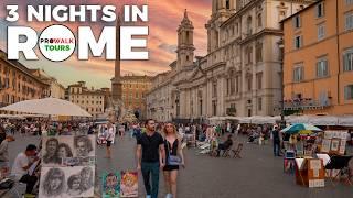 Three Nights in Rome 2024! - Walking Tour 4K60fps with Captions