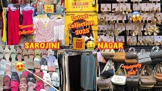 Sarojini Nagar Market Delhi Try On HAUL & Latest Collection with Shop Number March 2025