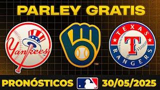  PRONOSTICOS DE MLB PARA HOY 30 DE MAYO PARLEY GRATIS