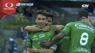 Gol de Ángel Mena | América 0 - 2 León | Clausura 2019 - J6 | Televisa Deportes