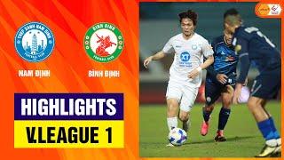 Highlights: Nam Định - Bình Định | Uy thế nhà vô địch, hiên ngang chiếm ngôi đầu