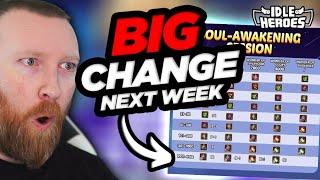 Idle Heroes - BIG Change for Next Week's Events!!!