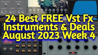 24 Best New FREE VST Plugins, Vst Instruments, Sample Packs & Best Plugin Deals - AUGUST 2023 Week 4