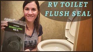 How To Replace Seal RV Toilet Flush Ball | Dometic 210 | DIY