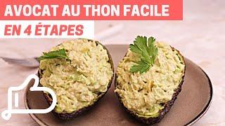 AVOCAT au THON facile en 4 étapes