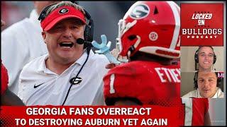 Georgia destroys Auburn. Alabama loses to Vandy! What a great day!!!!