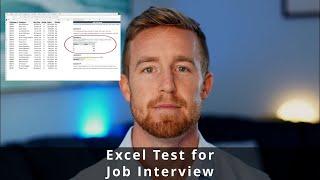 Excel Job Test for Interview 2023