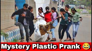 Mystery Plastic Prank in Public | Best Funny Reaction 2023 | PRANK INFINITY