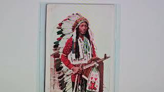 ca 1904 NATIVE AMERICAN INDIAN CHIEF - TALL CRANE