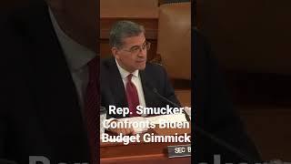 Rep. Lloyd Smucker Confronts Biden Administration Medicare Budget Gimmicks