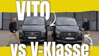 Der große Vergleich: VITO Tourer vs. V-KLASSE 