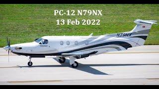 Pilatus PC 12 N79NX 13 Feb 2022