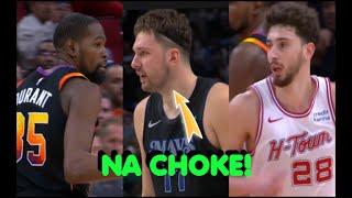 Focus na si Durant, gumawa ng triple double. Luka Doncic na choke malala.