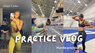 VLOG: GRWM + hurdle practice (breakfast, hurdle drills, edge tutorial)