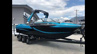 2020 Centurion Fi25 Walkthrough - Black / Bahama Blue Flake Wakesurf Boat for Sale in Utah