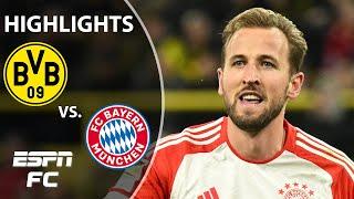  HARRY KANE HAT TRICK  Borussia Dortmund vs. Bayern Munich | Bundesliga Highlights | ESPN FC