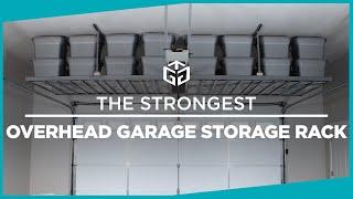 The Strongest Overhead Garage Storage Rack | Ceiling Rack By Gorgeous Garage