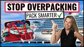 How NOT to OVERPACK for a Cruise! 10 Tips & Hacks