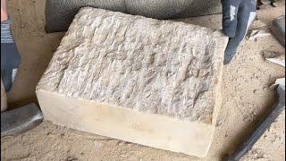 Handcrafted 215mm sandstone