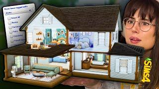 Building a House in The Sims but Each Room is a Different Style