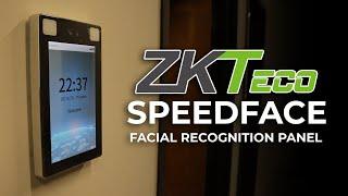 ZKTeco's SpeedFace Facial Recognition and Temperature Detection Panel for Access Control