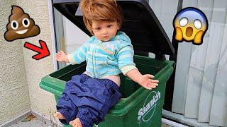 Reborn Boy Derek Pees In Garbage Can And Instantly Regrets It