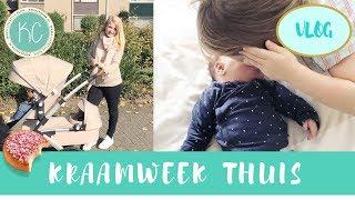 Eerste week THUIS met BABY Feline  Kraamtijd VLOG #2 ||   Kelly caresse