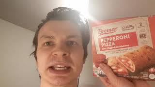 ALDI brand Pepperoni Pizza Hot Pockets (Bremer Hot Stuffed Sandwiches) food review by Levi Jones