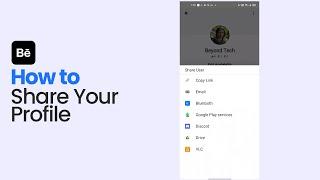 How to Share Your Profile on Behance [easy]