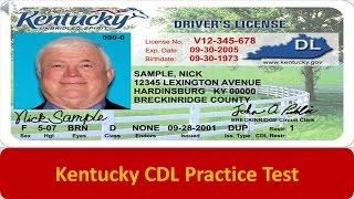 Kentucky CDL Practice Test