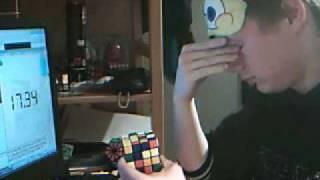 4x4 blindfolded (BLD) in 18 minutes 20