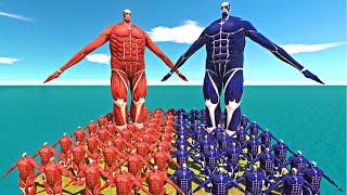 Colossal Titan vs Dark Ice Itself - Animal Revolt Battle Simulator