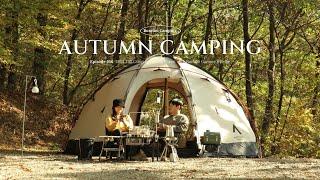 Autumn camping on a sunny day | Nortent Gamme 8 PC