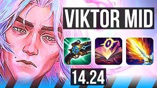 VIKTOR vs EKKO (MID) | 13/0/1, 11 solo kills, Legendary | KR Diamond | 14.24