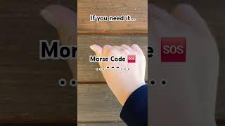 Morse Code if you need it #funny #morsecode