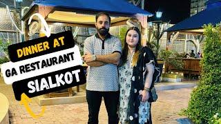 Green Apple Family Restaurant Sialkot| Famous Restaurant of Sialkot| Dinner Date with My Husband ️