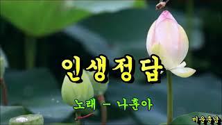 인생정답  -  나훈아